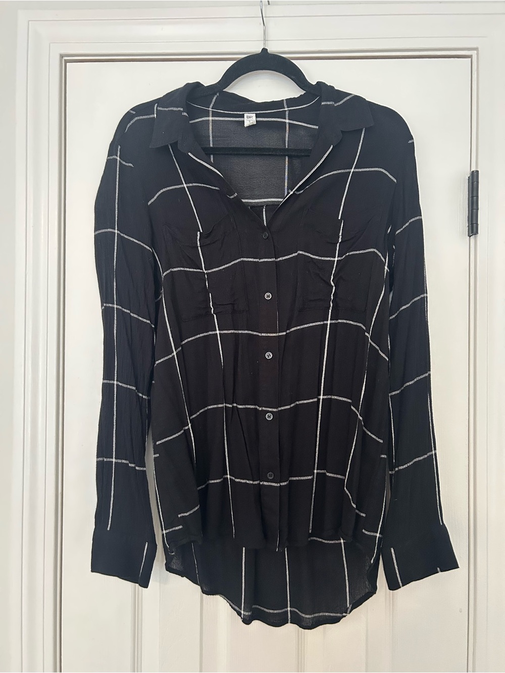 BP | Black Button-Up Top